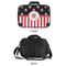 Pirate & Stripes 15" Hard Shell Briefcase - APPROVAL