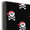 Pirate & Stripes 16x20 Wood Print - Closeup