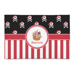 Pirate & Stripes 2' x 3' Indoor Area Rug (Personalized)