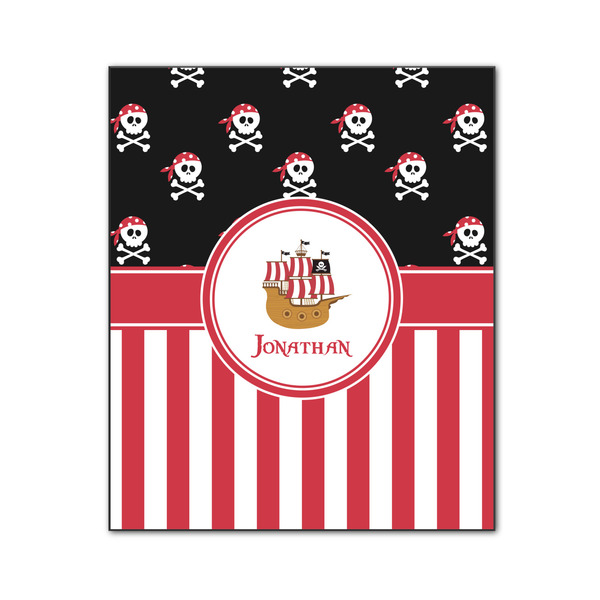 Custom Pirate & Stripes Wood Print - 20x24 (Personalized)