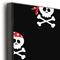 Pirate & Stripes 20x30 Wood Print - Closeup