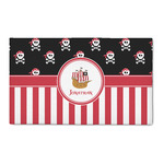 Pirate & Stripes 3' x 5' Patio Rug (Personalized)