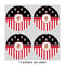 Pirate & Stripes 4" Multipurpose Round Labels - Sheet