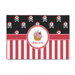 Pirate & Stripes 4' x 6' Patio Rug (Personalized)