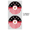 Pirate & Stripes 5" Multipurpose Round Label - Sheet