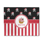 Pirate & Stripes 8' x 10' Indoor Area Rug (Personalized)