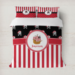 Pirate & Stripes Duvet Cover (Personalized)