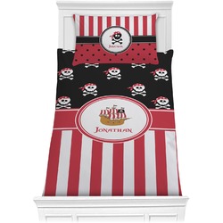 Pirate & Stripes Comforter Set - Twin XL (Personalized)