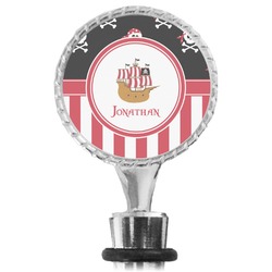 Pirate & Stripes Wine Bottle Stopper (Personalized)