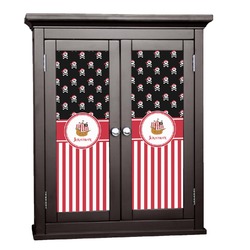 Pirate & Stripes Cabinet Decal - Large (Personalized)