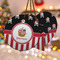 Pirate & Stripes Ceramic Flat Ornament - PARENT