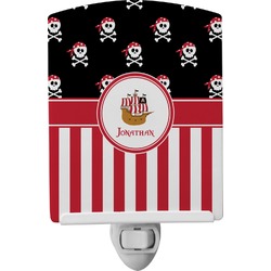 Pirate & Stripes Ceramic Night Light (Personalized)