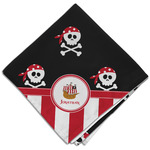 Pirate & Stripes Cloth Dinner Napkin - Single w/ Name or Text