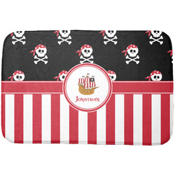 Pirate & Stripes Dish Drying Mat w/ Name or Text