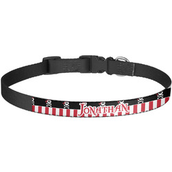 Pirate & Stripes Dog Collar - Large (Personalized)