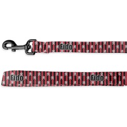Pirate & Stripes Deluxe Dog Leash - 4 ft (Personalized)
