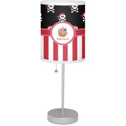 Pirate & Stripes 7" Drum Lamp with Shade (Personalized)