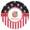 Pirate & Stripes Icing Circle - Medium - Single