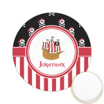 Pirate & Stripes Printed Cookie Topper - 2.15" (Personalized)