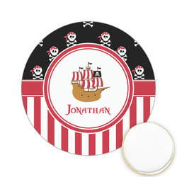 Pirate & Stripes Printed Cookie Topper - 2.15" (Personalized)