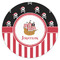 Pirate & Stripes Icing Circle - XSmall - Single