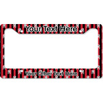 Pirate & Stripes License Plate Frame - Style B (Personalized)