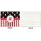 Pirate & Stripes Linen Placemat - APPROVAL Single (single sided)