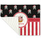 Pirate & Stripes Linen Placemat - Folded Corner (single side)