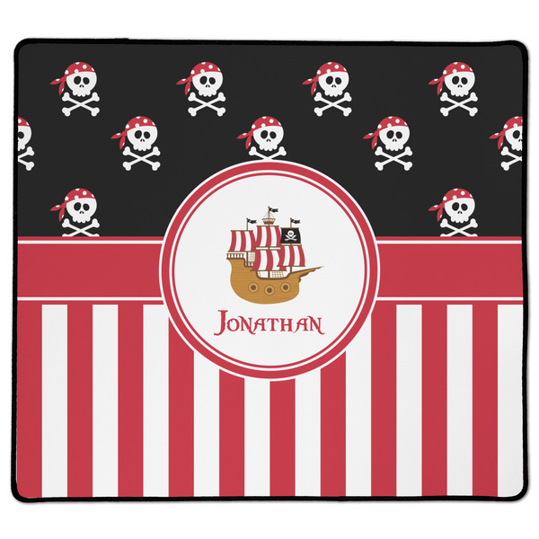 Custom Pirate & Stripes XL Gaming Mouse Pad - 18" x 16" (Personalized)