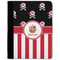 Pirate & Stripes Medium Padfolio - FRONT