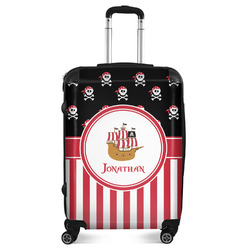Pirate & Stripes Suitcase - 24" Medium - Checked (Personalized)