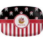 Pirate & Stripes Melamine Platter (Personalized)