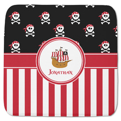 Pirate & Stripes Memory Foam Bath Mat - 48"x48" (Personalized)