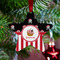 Pirate & Stripes Metal Star Ornament - Lifestyle