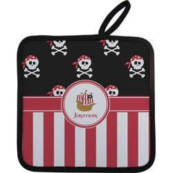 Pirate & Stripes Pot Holder w/ Name or Text