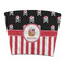 Pirate & Stripes Party Cup Sleeves - without bottom - FRONT (flat)