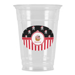 Pirate & Stripes Party Cups - 16oz (Personalized)