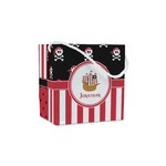 Pirate & Stripes Party Favor Gift Bags - Matte (Personalized)