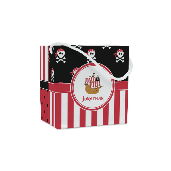 Custom Pirate & Stripes Party Favor Gift Bags - Matte (Personalized)