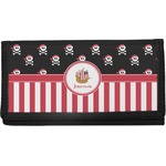 Pirate & Stripes Canvas Checkbook Cover (Personalized)