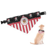 Pirate & Stripes Dog Bandana (Personalized)