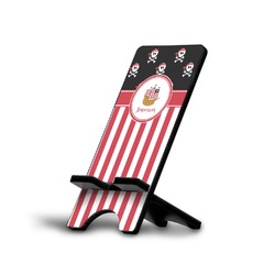 Pirate & Stripes Cell Phone Stand (Small) (Personalized)