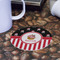 Pirate & Stripes Round Paper Coaster - Front