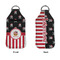 Pirate & Stripes Sanitizer Holder Keychain - Large APPROVAL (Flat)