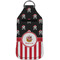 Pirate & Stripes Sanitizer Holder Keychain - Large (Front)