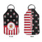 Pirate & Stripes Sanitizer Holder Keychain - Small APPROVAL (Flat)