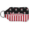 Pirate & Stripes Sanitizer Holder Keychain - Small (Back)