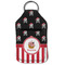 Pirate & Stripes Sanitizer Holder Keychain - Small (Front Flat)