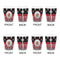 Pirate & Stripes Shot Glass - White - Set of 4 - APPROVAL