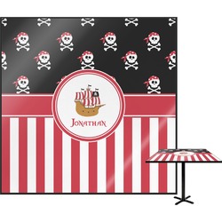 Pirate & Stripes Square Table Top - 30" (Personalized)